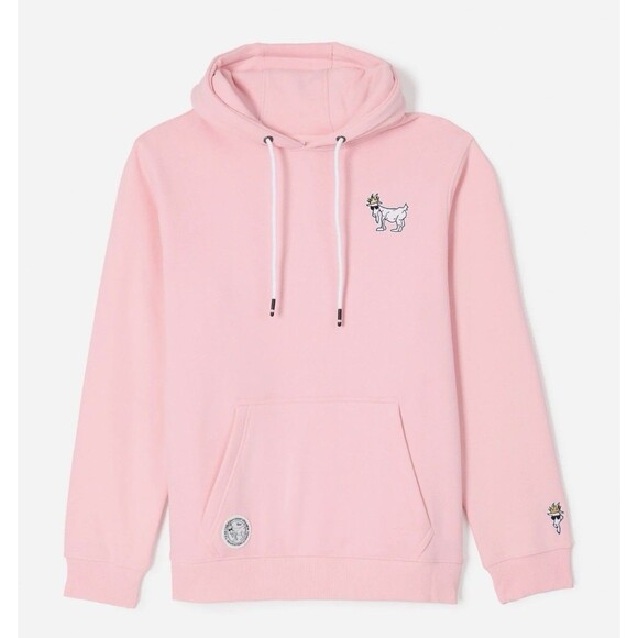 GOAT USA OG Hooded Sweatshirt Pink Size Large Womens - Picture 11 of 11